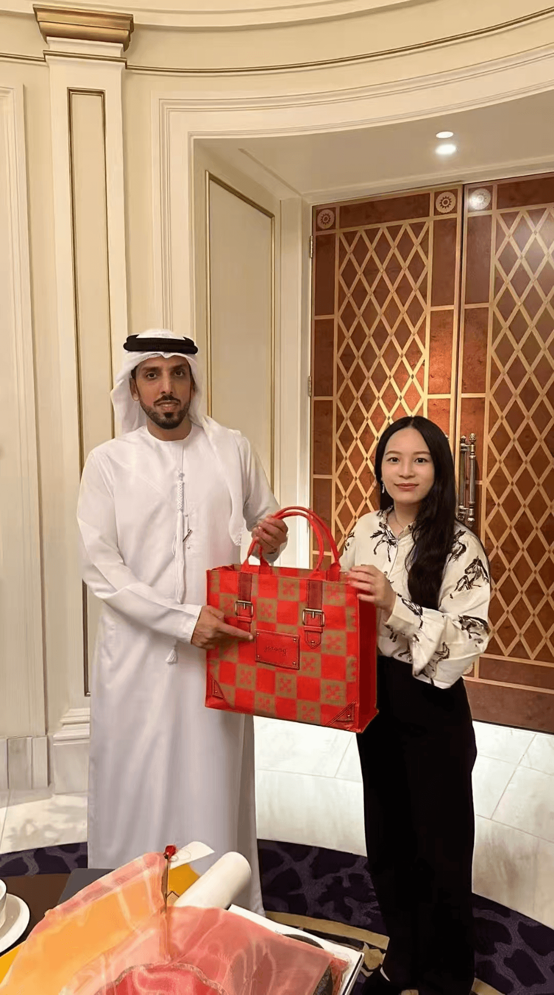 Finished products stacked on a pallet